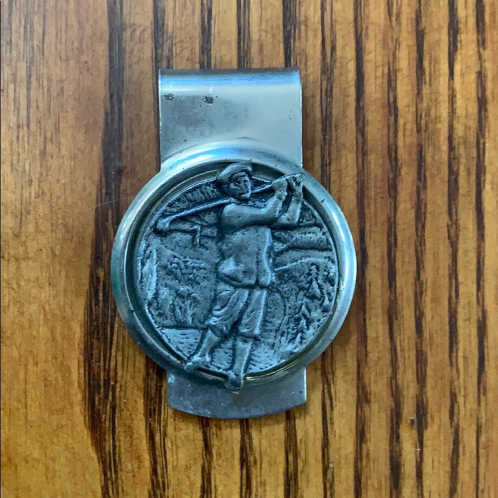 Vintage golf money clip